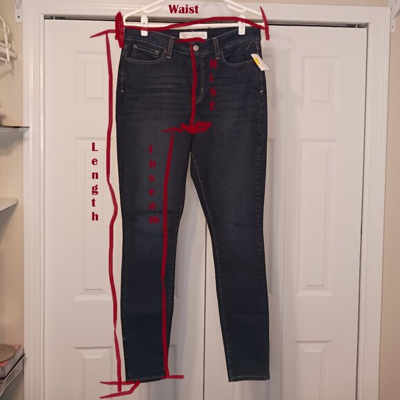 #284 3/$18 - Lee Blue Relaxed Fit at the Waist Jeans Size 12 - Picture 9 of 9